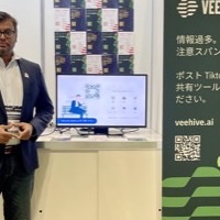 Veehive booth at CEATEC Tokyo 2023
